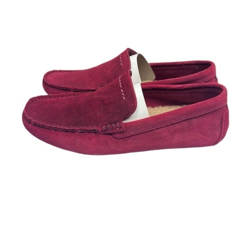Ugg Men's BURGANDY  Hendrick loafer sneaker moc-toe shoe NWOT size 9